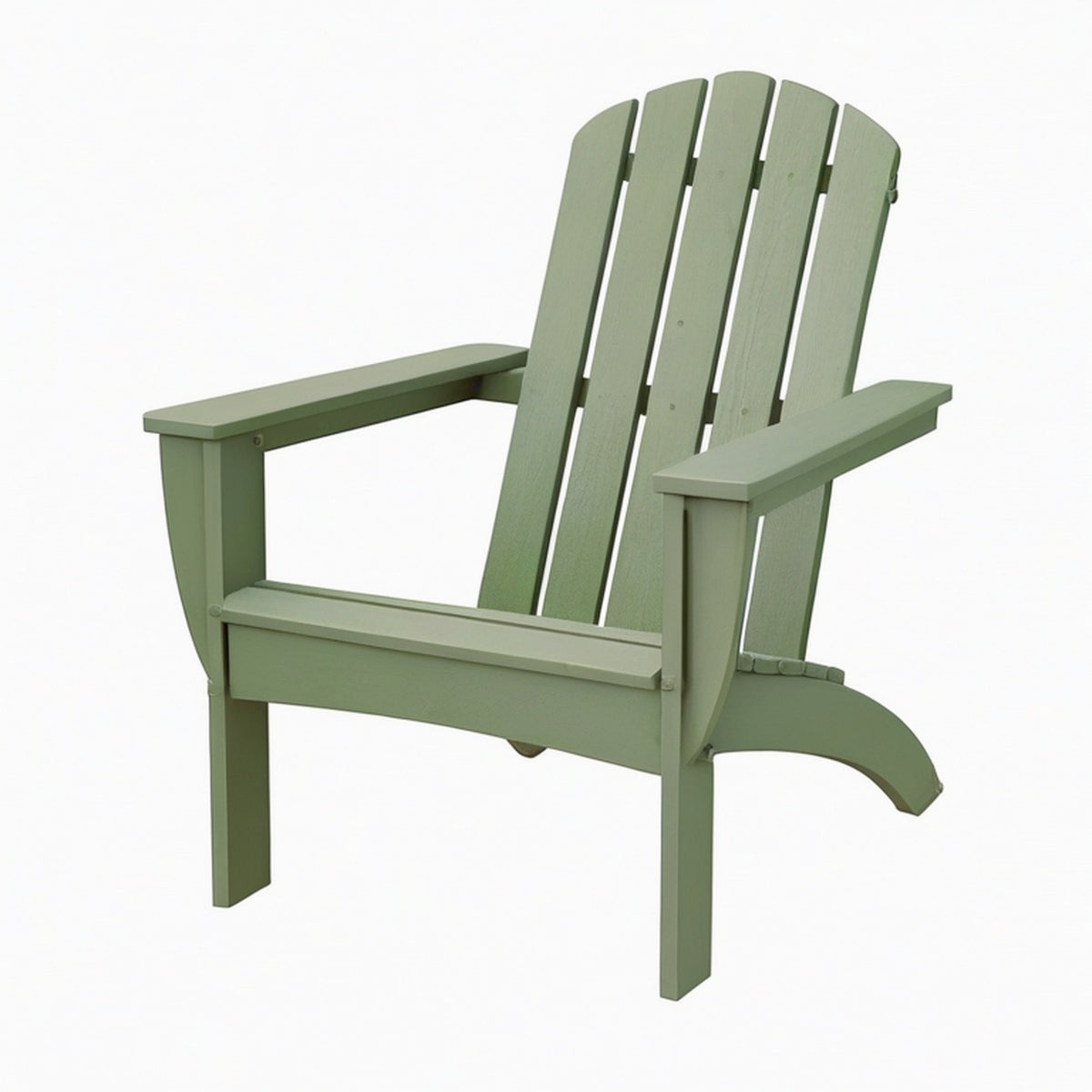 Fauteuil de jardin Adirondack 79 x 83 x 98 cm plastique vert style détente
